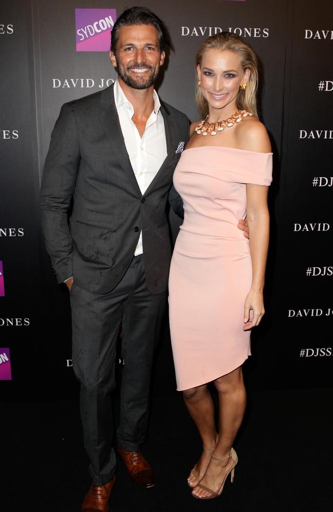 Tim Robards and Anna Heinrich at the David Jones Spring Summer 2016 Collections Launch. Picture: Christian Gilles