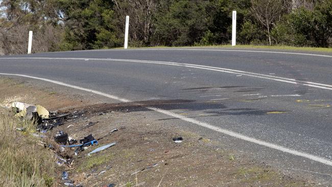 Fatal crash Sandford, scene shots