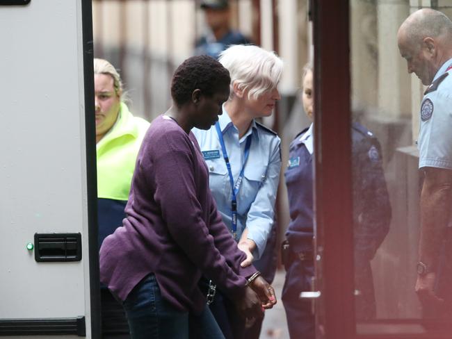 Akon Guode arrives to the Supreme Court of Victoria in May, 2017. Picture: AAP/David Crosling