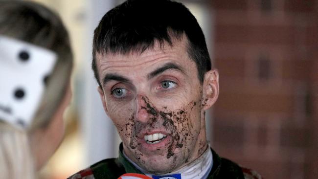 Martin Harley after riding Cool Archie to victory. Picture: Trackside Photography