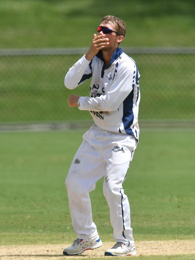 Townsville A Grade cricket. Wests against Suburban Parks at Riverway. Wests Lachlan Ford. Picture: Evan Morgan