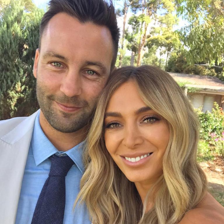 Nadia and Jimmy Bartel separated in August 2019. Picture: Instagram/NadiaBartel