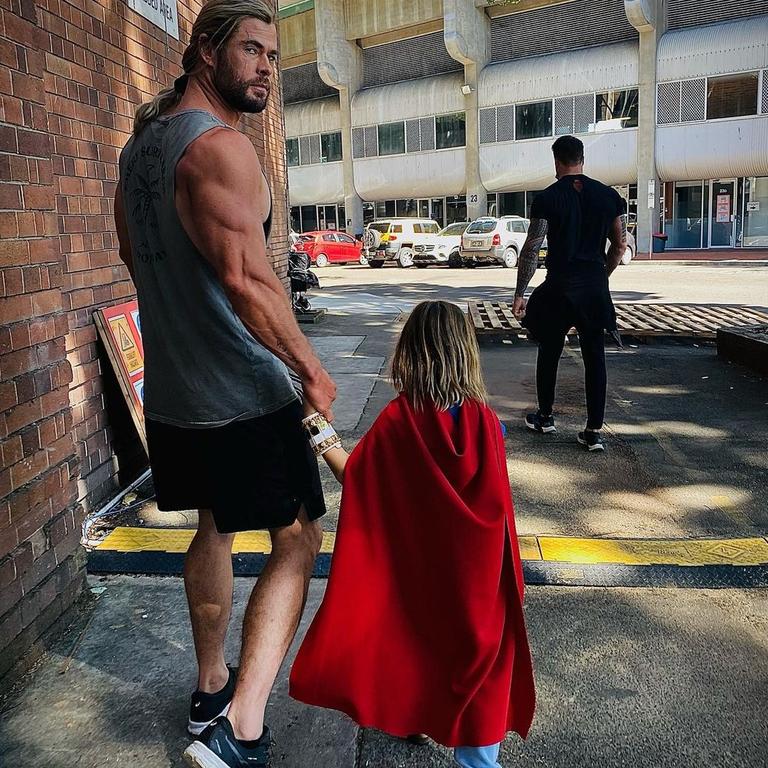 Chris Hemsworth shares photo of his ripped arms