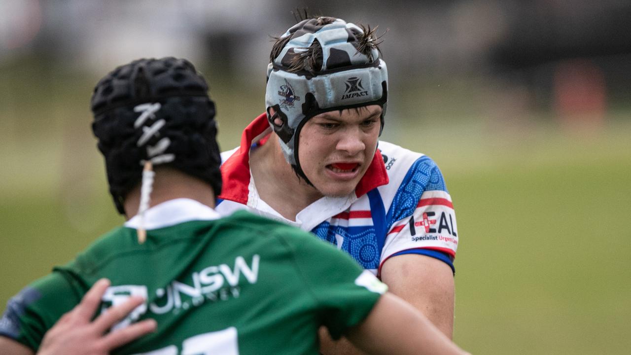 Hunter’s Darcy Lawson and Randwick’s Hamish Punch