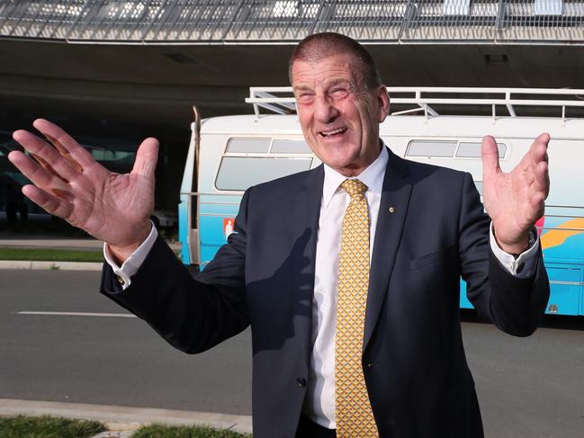 Jeff Kennet, CEO of Beyond Blue, in Canberra with the Beyond Blue Bus which is embarking on a 16month national tour to raise awareness of depression and suicide prevention.