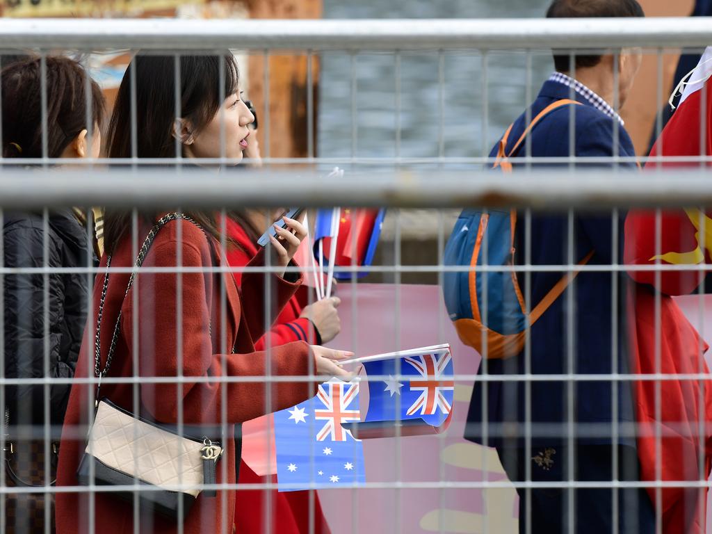 People are questioning how some members of the public knew about the arrival when no one else seemed to. Picture: Bianca De Marchi/AAP