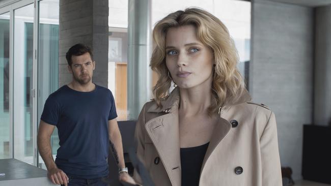 Love gone wrong ... Patrick Brammall and Abbey Lee in Ruben Guthrie.