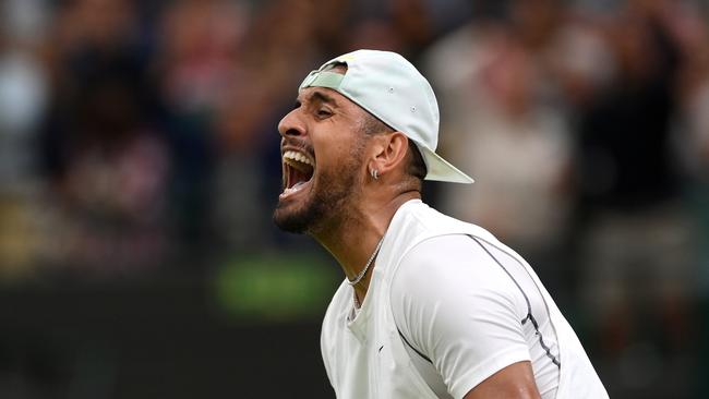 Nick Kyrgios has divided opinion at Wimbledon en route to the quarter-finals. Picture: Getty