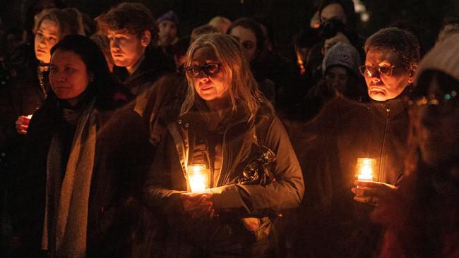 A vigil was held for Courtney Herron on Friday, May 31. Picture: AAP/Daniel Pockett