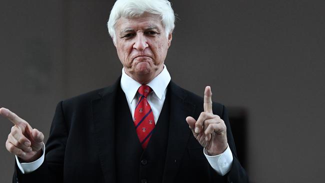 Bob Katter has accused the gay community of stealing “the most beautiful word in the English language.” Picture: AAP