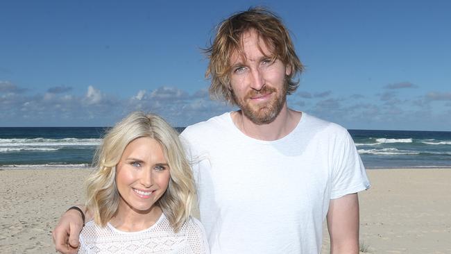 Roze and Robertson photographed on New Brighton Beach, Northern NSW Picture: Jason O'Brien