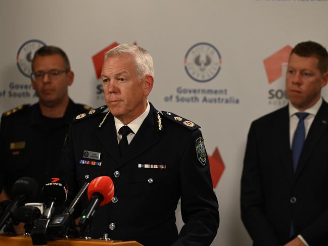 Police Commissioner Grant Stevens. Picture: NCA NewsWire / Naomi Jellicoe