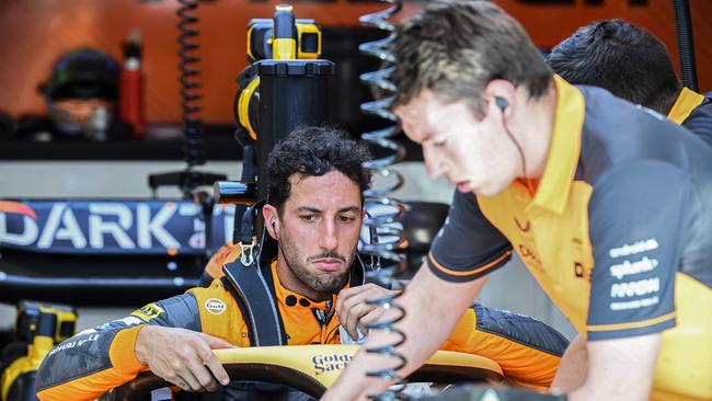 McLaren's Australian driver Daniel Ricciardo (Photo by FERENC ISZA / AFP)