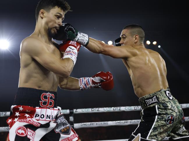 Tszyu bounced back with a one-sided win over Joey Spencer. Picture: Darrian Traynor/Getty Images