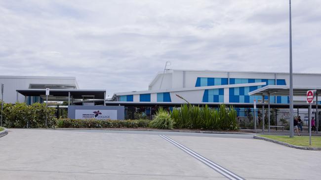 Pimpama State Primary College, where Mr Philp worked as a senior teacher prior to his suspension in February 2021. Picture: Jerad Williams