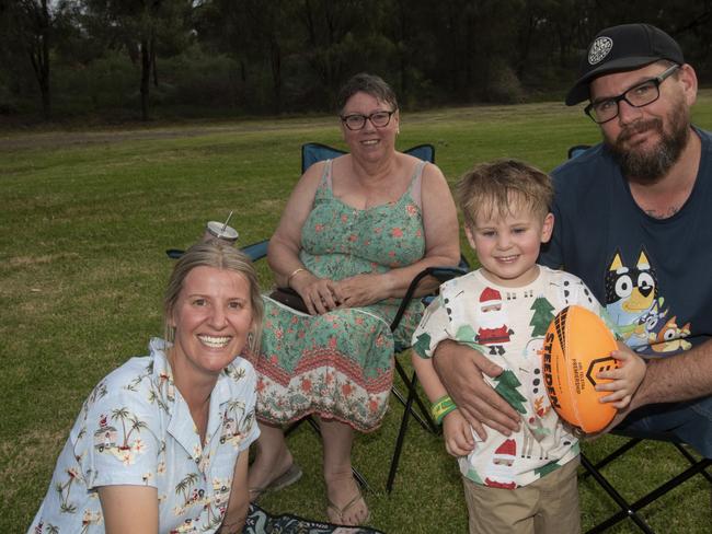 Krystal Allen, Diane Allen, Leon Allen, Franklin Allen Mildura Christmas Carols 2024. Picture: Noel Fisher