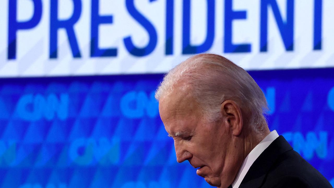 There are calls for Joe Biden to pull out of the White House race. Picture: Justin Sullivan /Getty Images via AFP