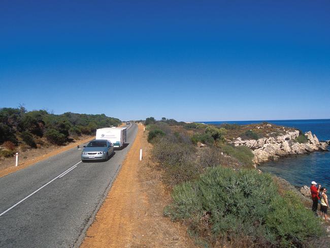 Indian Ocean Drive, Leeman. Picture: Tourism WA