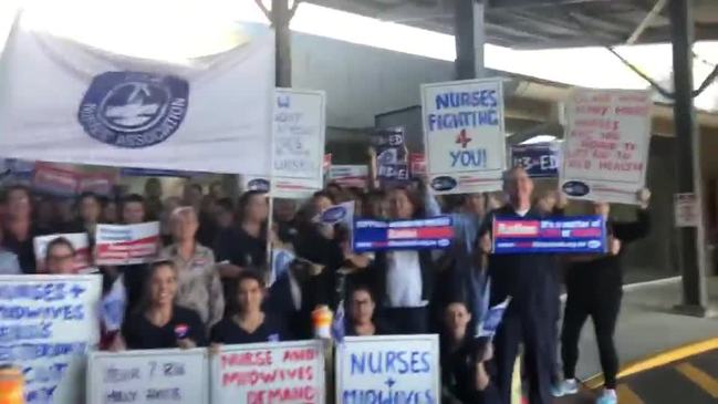 Nurses Strike Tweed District Hospital