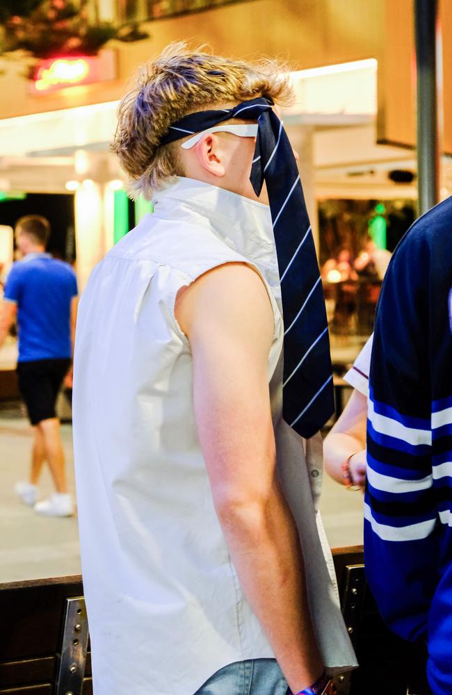 What if accountants wore their neck ties like this? Picture: news.com.au/James Weir.