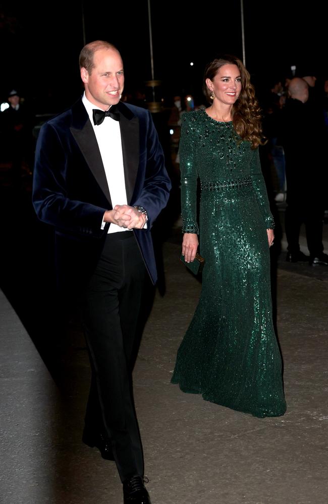 Prince William and Kate dressed up for the occasion. Picture: Chris Jackson/Getty Images