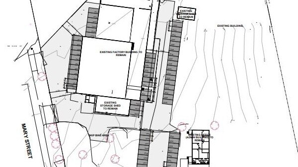 Proposed plans for the site on Mary Street in Blackstone.