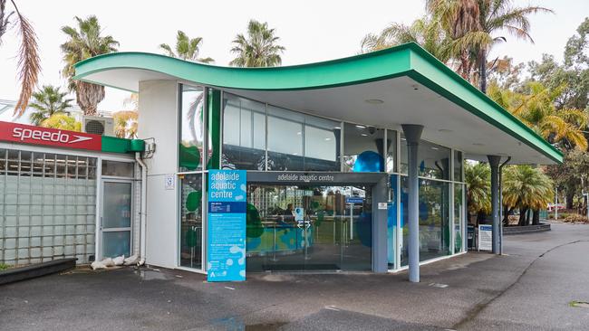 The Adelaide Aquatic Centre in North Adelaide. Picture: Matt Loxton