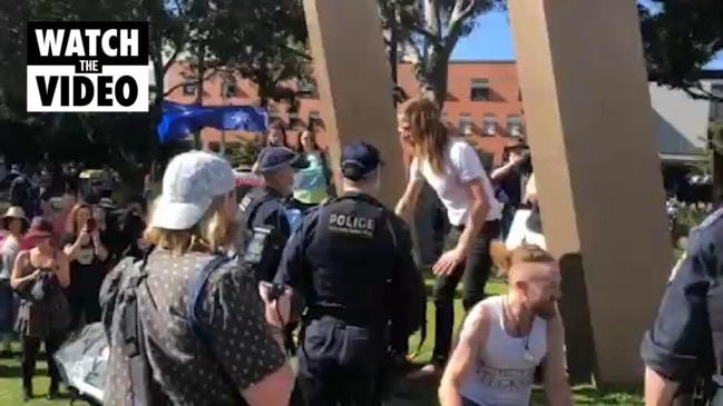 Freedom protest rally Homebush