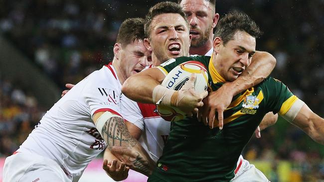 Australia v England score; Billy Slater stars as Kangaroos win Rugby ...