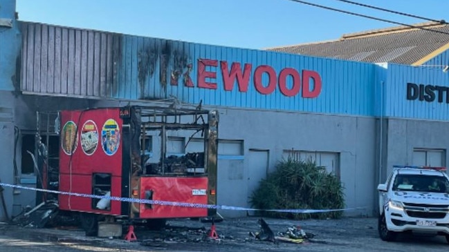 Food truck destroyed in suspicious explosion