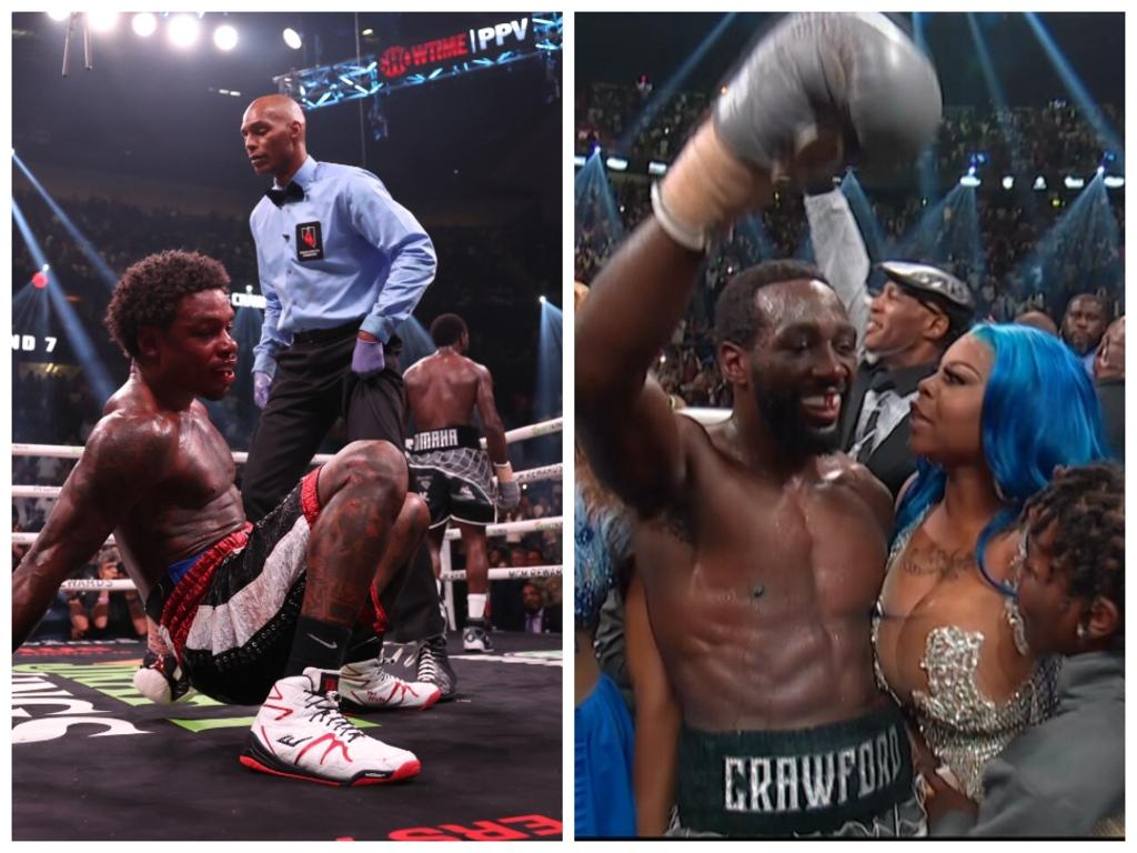 Boxing Terence Crawford knocks out Errol Spence Jr., fight highlights, video, results, reaction