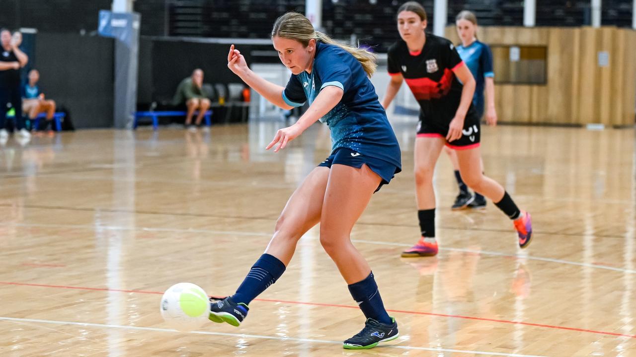 Sunshine Coast futsal wave player Emily Ferroussat. Picture: Nikki Grigg Photography