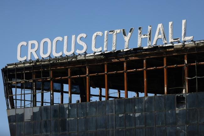 The Crocus City Hall venue was burnt out in the attack