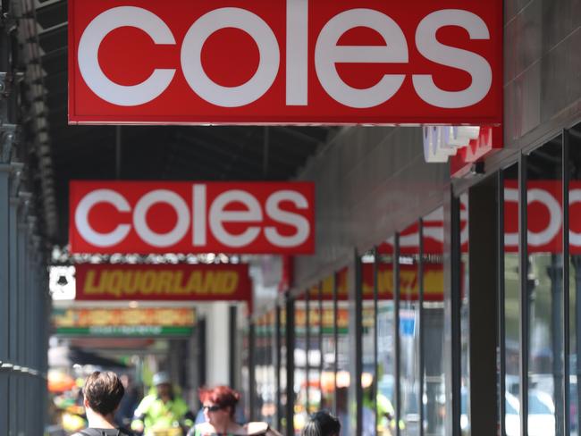 MELBOURNE, AUSTRALIA - NewsWire Photos, MARCH 19, 2021: Coles stock of the Coles supermarket in Richmond. Picture: NCA NewsWire / David Crosling