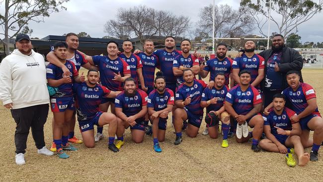 Campbelltown Collegians reserve grade side after their 56-12 win over Thirlmere Roosters at Bradbury Oval, round 17, 2023. Pictures: Steve Montgomery