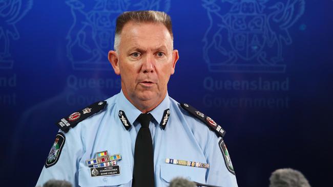 Queensland acting Police Commissioner Shane Chelepy was mentioned in the memo to staff. Picture: Tertius Pickard