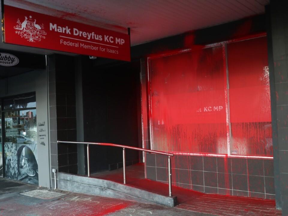 Labor MPs offices vandalised by pro-Palestinian activists 