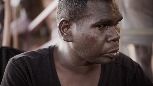 Legendary Territory artist Gurrumul in a scene from the documentary movie about his life. Picture: Supplied