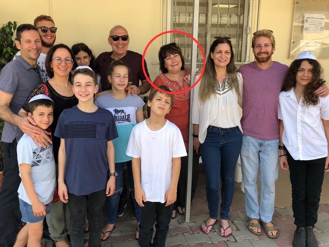 Galit Carbone (circled) was a mother of three and grandmother of two. Picture: Supplied