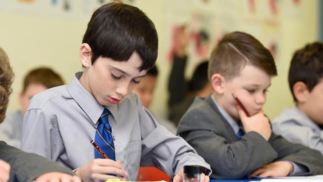 Students of Coogee Boys' Preparatory School, one of the most improved NAPLAN schools in Sydney's Eastern Suburbs and inner city. Picture: Supplied