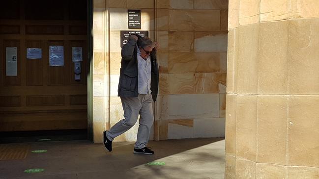 Driving instructor Kenneth Campbell outside the Adelaide Magistrates Court. Picture: Sean Fewster.