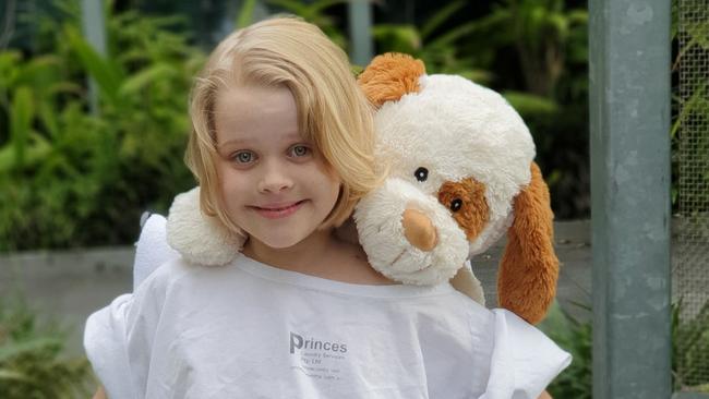 A GoFundMe campaign has been launched to help Townsville girl Charlie Lambert beat cancer for a second time. Picture: Supplied