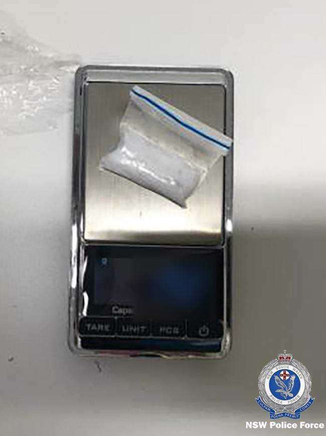 Illicit drugs which were allegedly smuggled into Parklea jail by Mr Taualupe. Picture: NSW Police