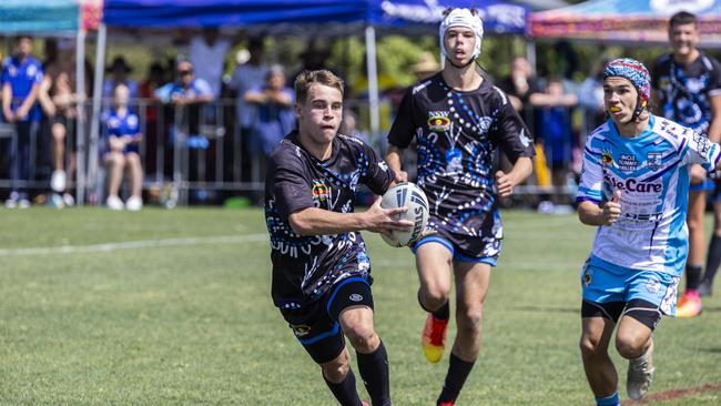 U15s boys Koori Knockout grand final, Mindaribba Warriors vs Campbelltown Ghosts. Picture: Andrea Francolini