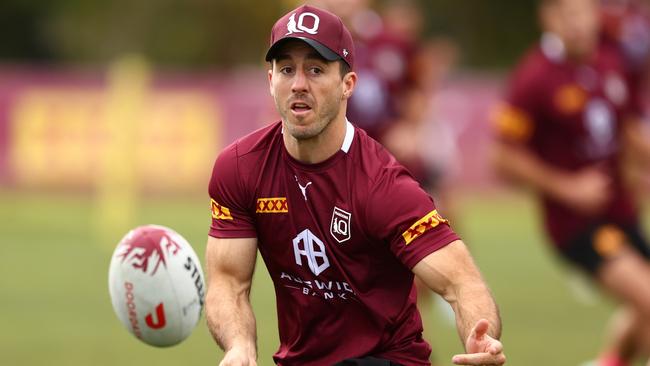 Hunt plays halfback for the Dragons but started at hooker for Queensland on Wednesday. Picture: Chris Hyde / Getty Images