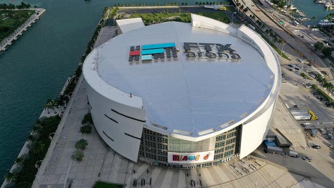 FTX bought the naming rights to the Florida stadium which is home to the Miami Heat NBA team. Picture: Getty Images