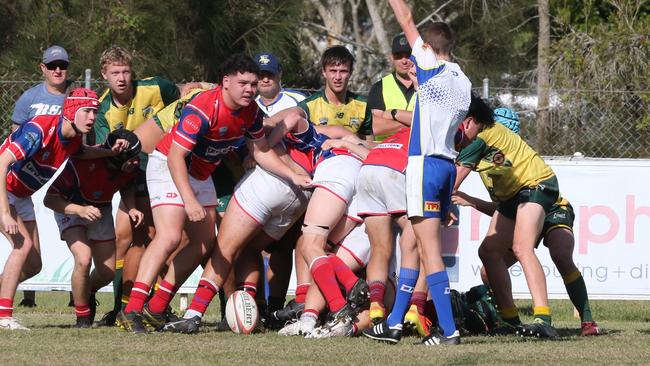 Surfers Paradise Dolphins Vs Bond pirates under 18s division. Picture Mike Batterham
