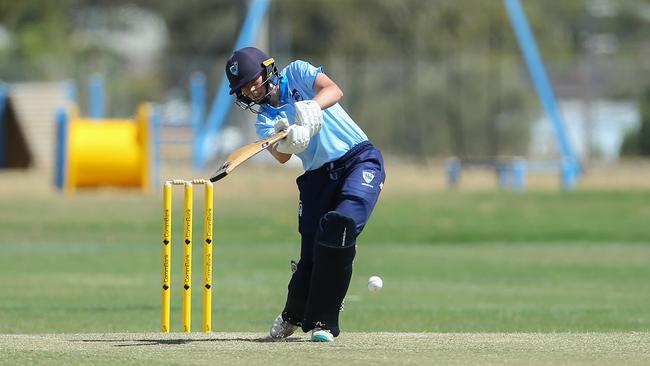 Sophie Parsons was impressive with the bat. Picture: David Woodley, Cricket Australia