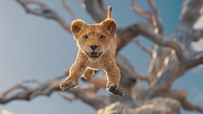 A scene from Mufasa, from Disney.
