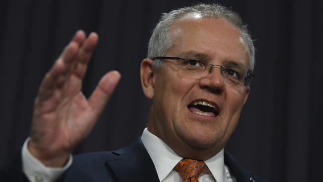 Prime Minister Scott Morrison. Picture: Lukas Coch